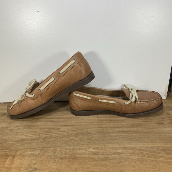 Eastland Casual Shoes Women's Yarmouth Camp Moc Leather Slip On Boat size 7.5 - Picture 9 of 12